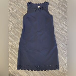 Navy Blue Sleeveless Dress J. Crew Size 8